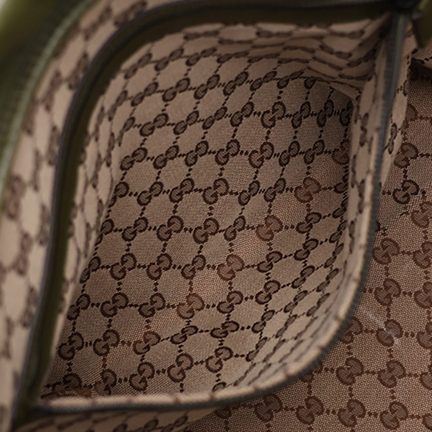 Gucci Tonal Double G Drawstring Tote