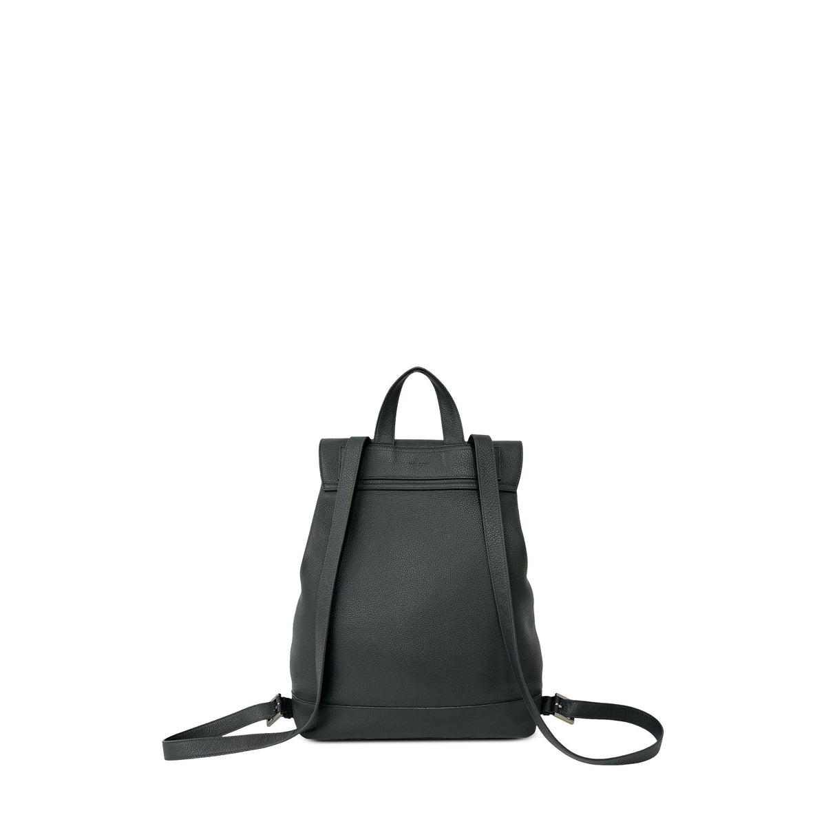 Saint Laurent Grained Calfskin Sac De Jour Backpack — Gray