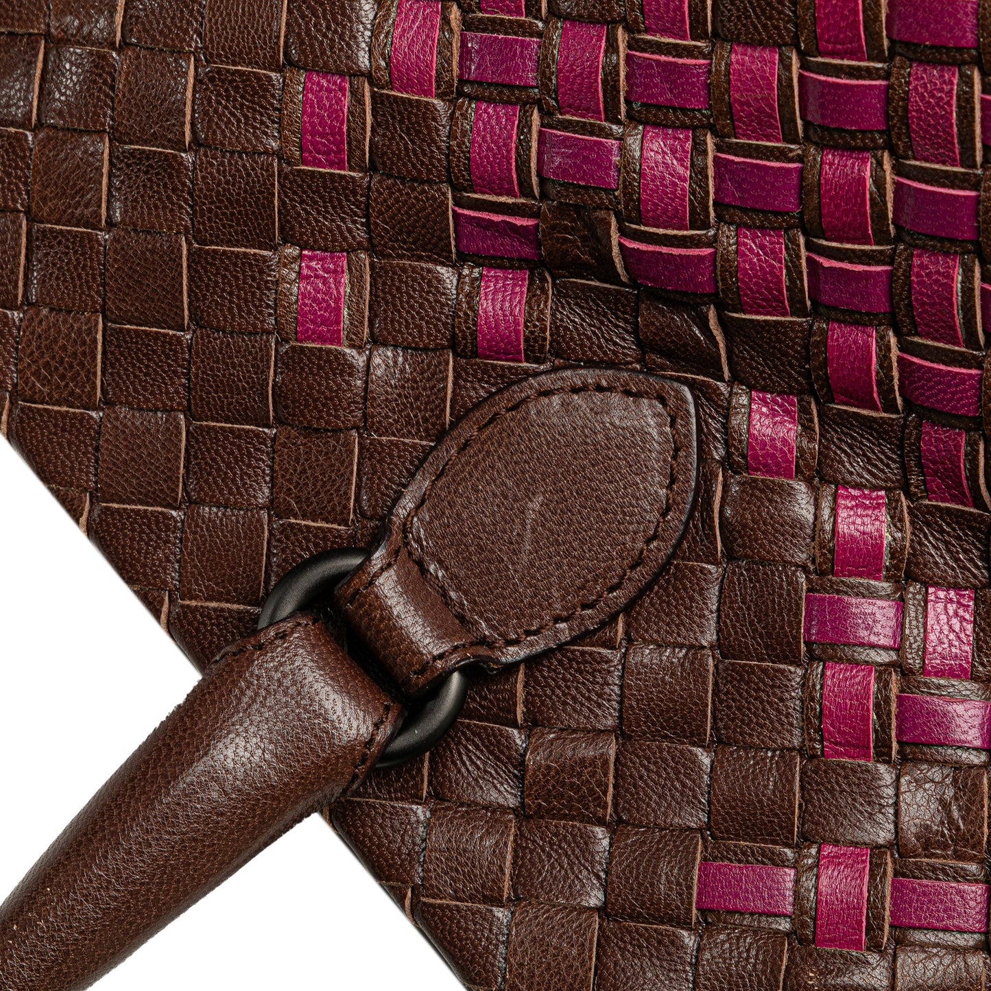 Bottega Veneta Bicolor Nappa Intrecciato Bucket Bag