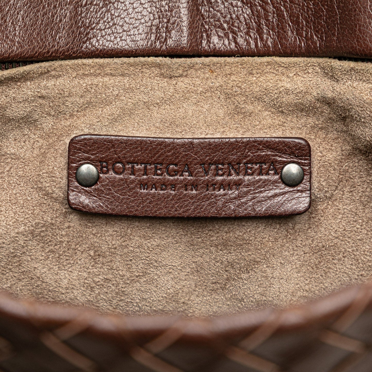 Bottega Veneta Bicolor Nappa Intrecciato Bucket Bag