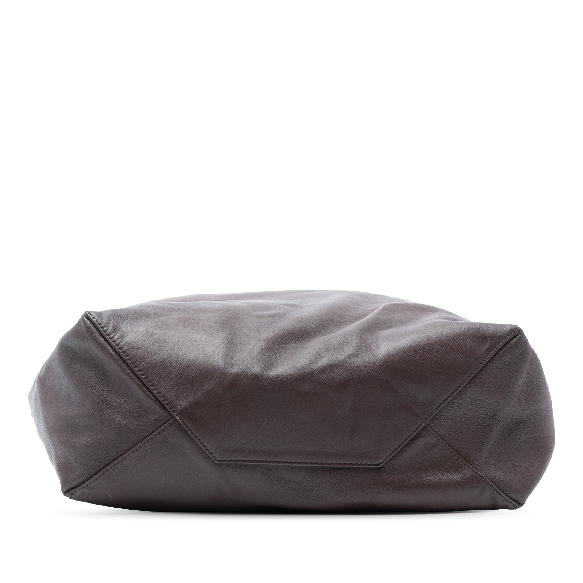 Celine Leather Vertical Cabas Tote