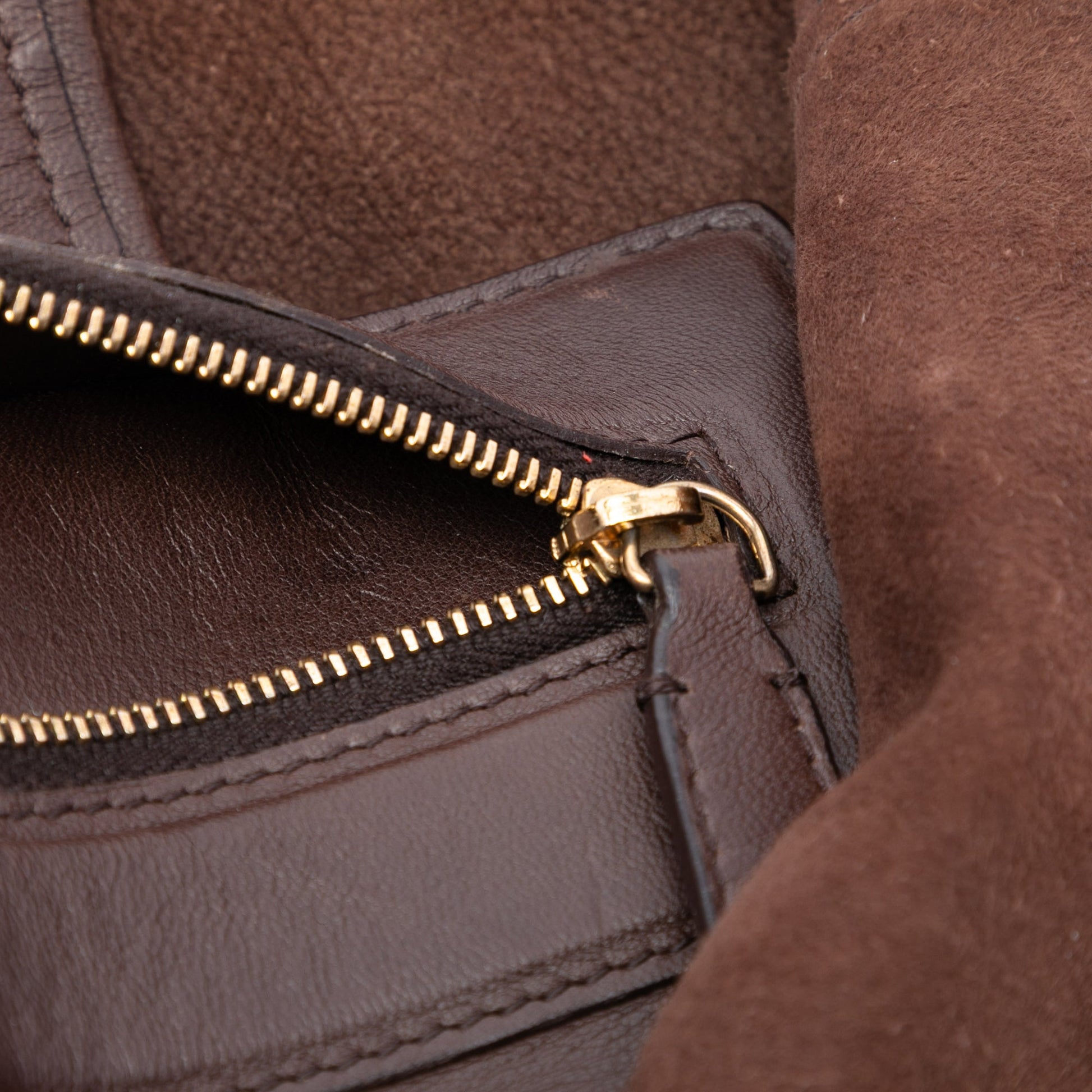 Celine Leather Vertical Cabas Tote