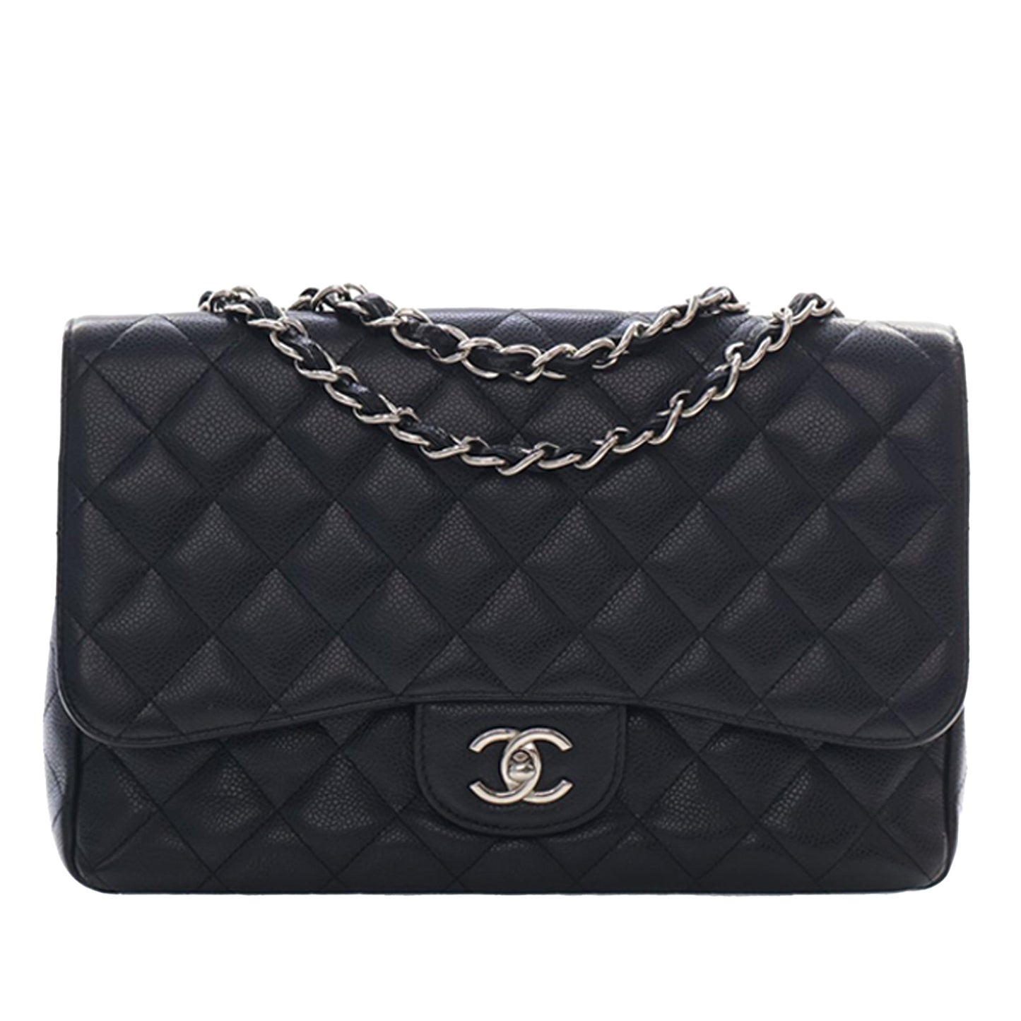 Chanel Jumbo Classic Caviar Single Flap