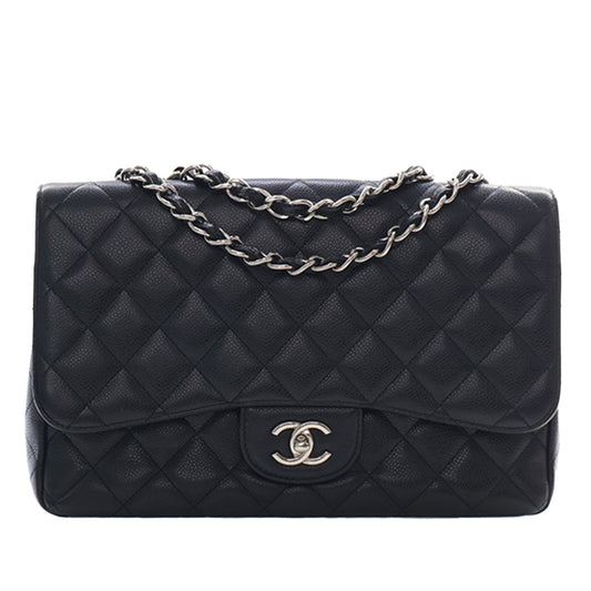 Chanel Jumbo Classic Caviar Single Flap