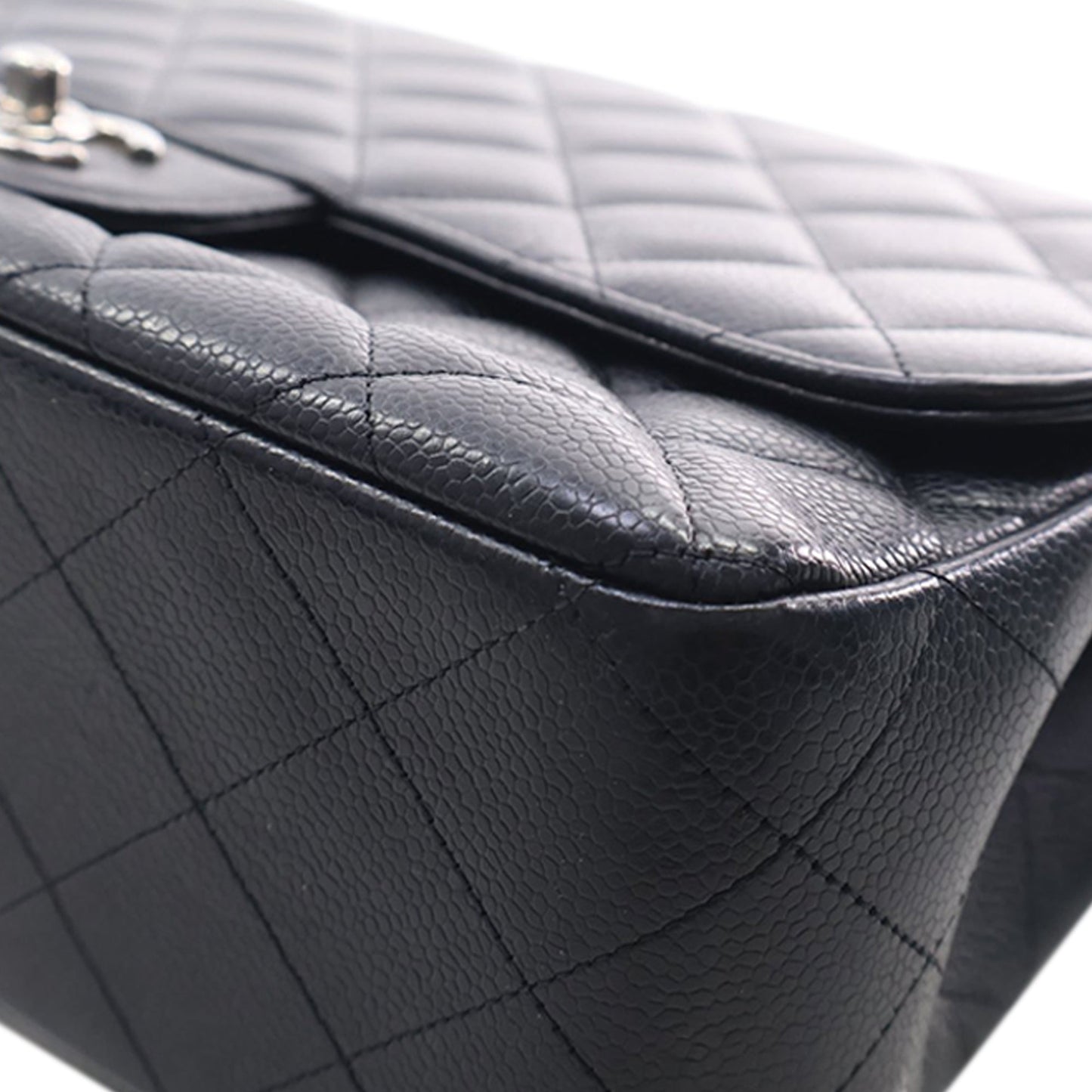 Chanel Jumbo Classic Caviar Single Flap