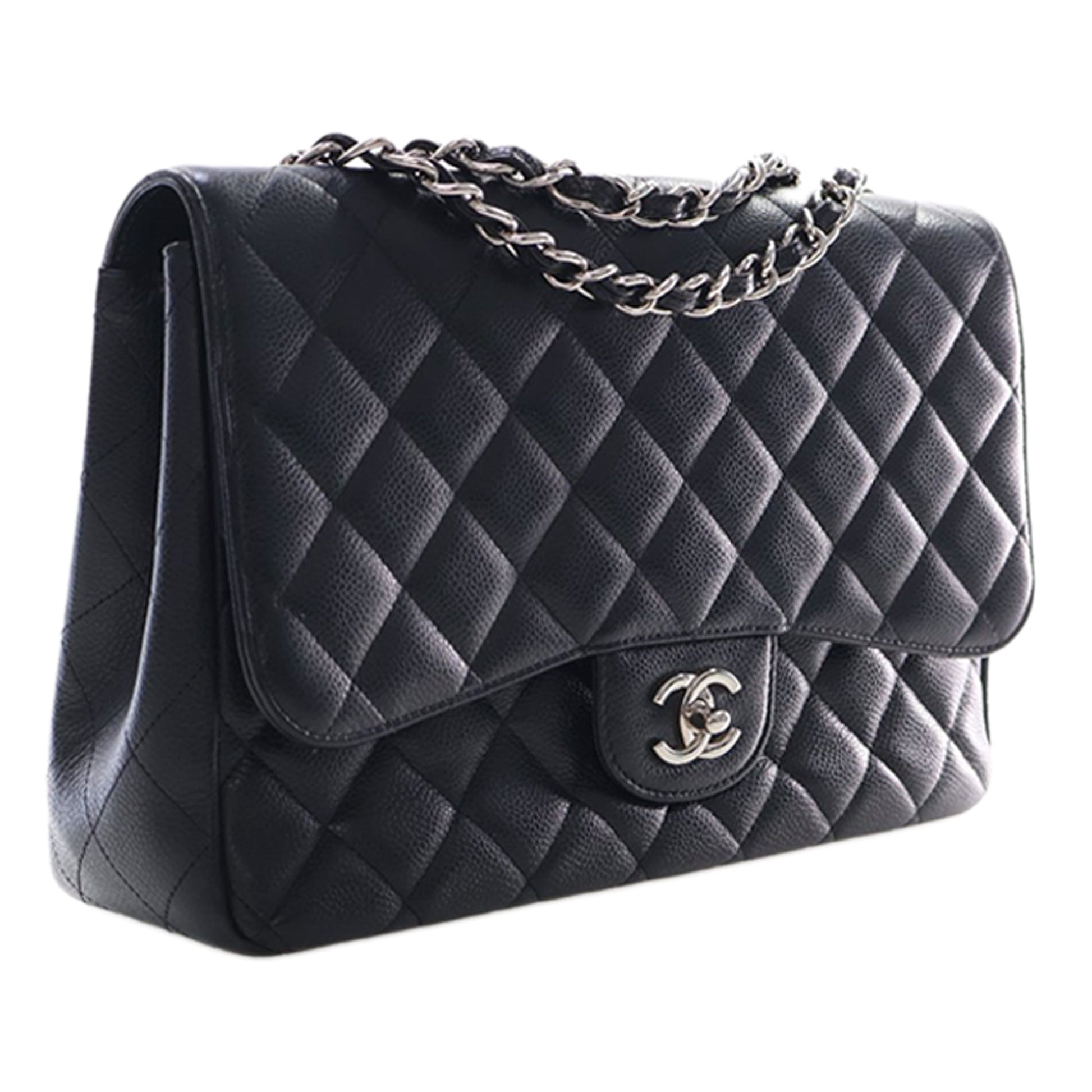 Chanel Jumbo Classic Caviar Single Flap