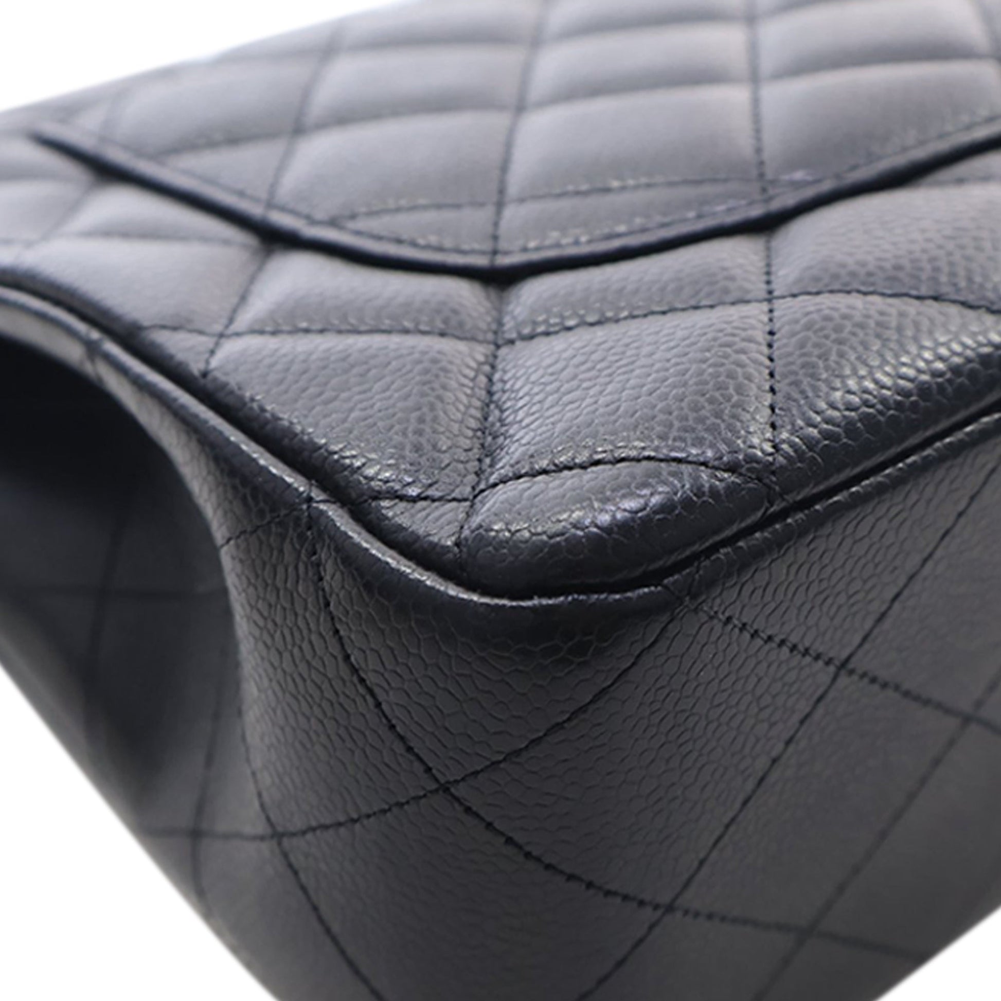 Chanel Jumbo Classic Caviar Single Flap