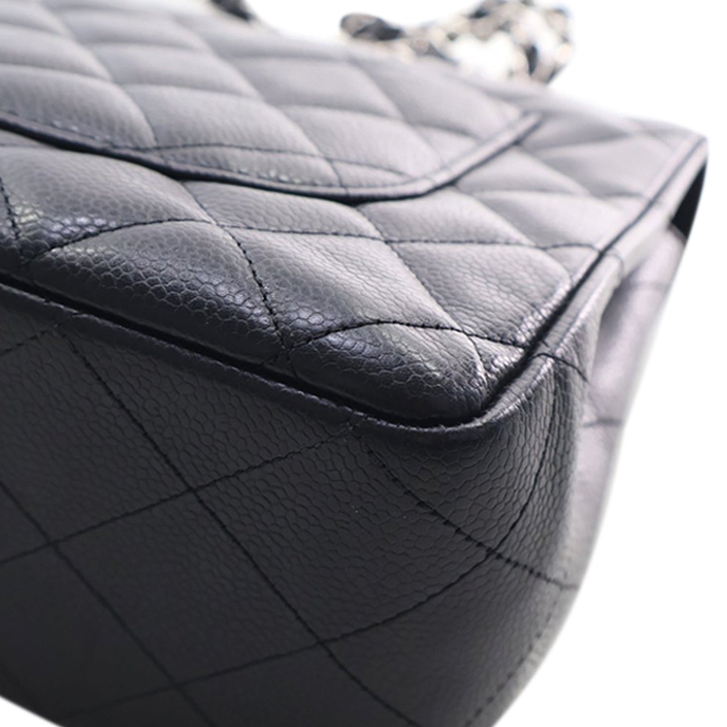 Chanel Jumbo Classic Caviar Single Flap