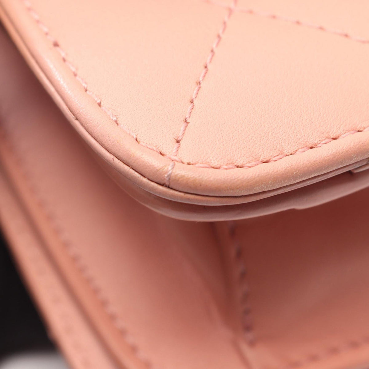 Chanel CC Quilted Lambskin Top Handle Flap