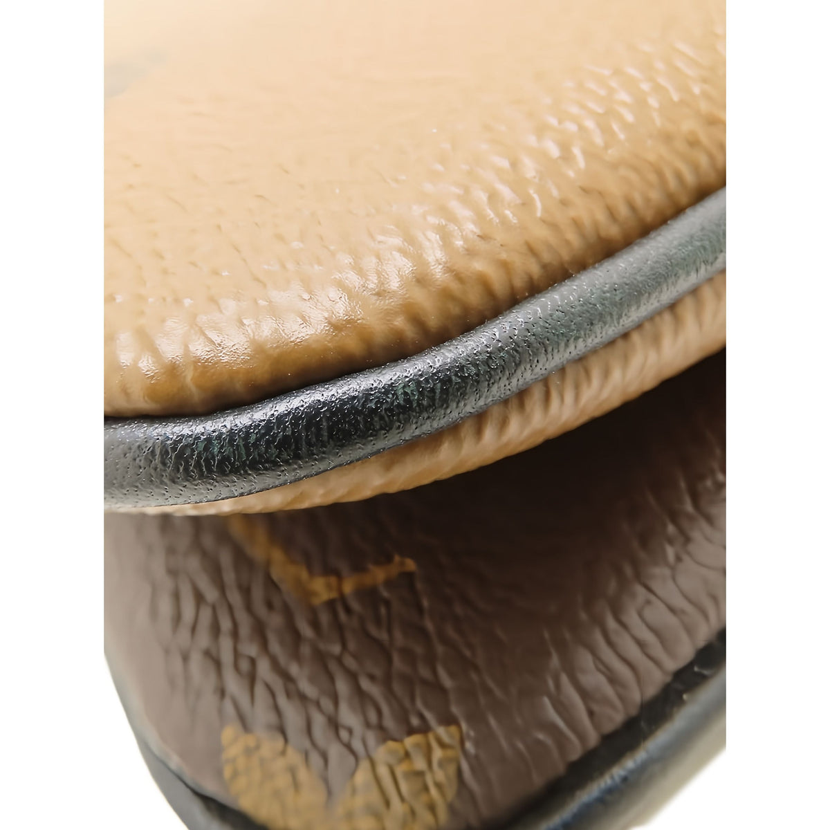 Louis Vuitton Monogram Giant Reverse Double Zip Pochette — Brown