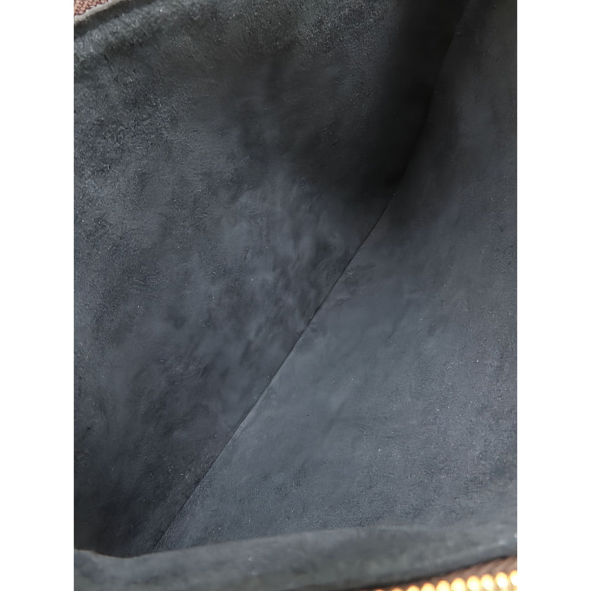 Louis Vuitton Monogram Giant Reverse Double Zip Pochette — Brown