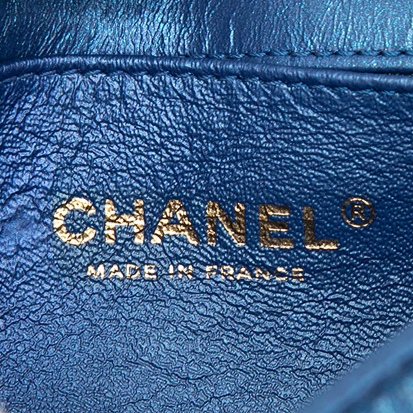 Chanel Quilted Metallic Aged Calfskin Reissue 2.55 Belt Bag