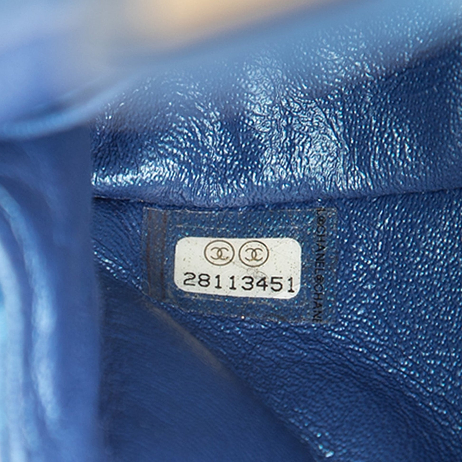 Chanel Quilted Metallic Aged Calfskin Reissue 2.55 Belt Bag