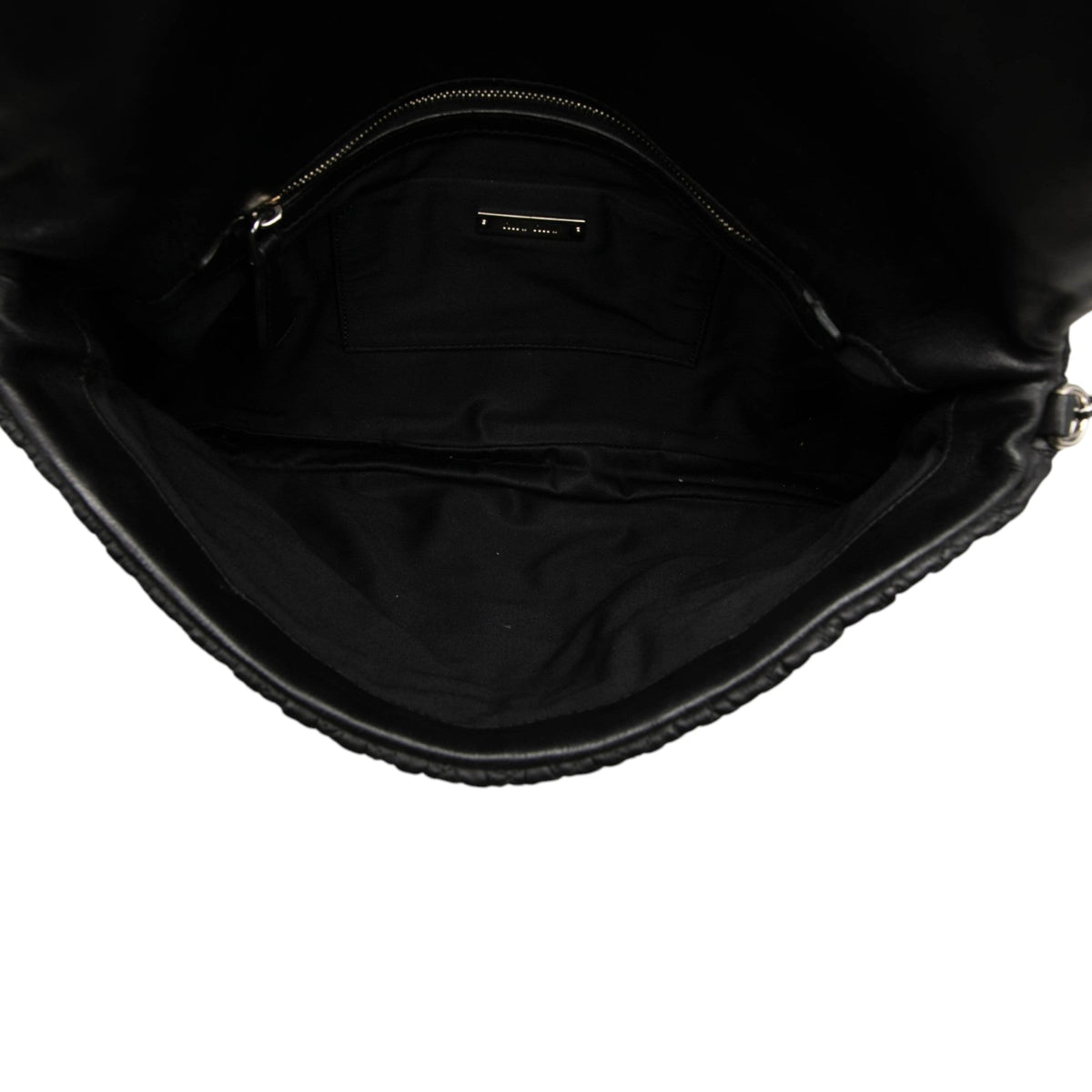 Miu Miu Large Matelasse Nappa Crystal Satchel — Black