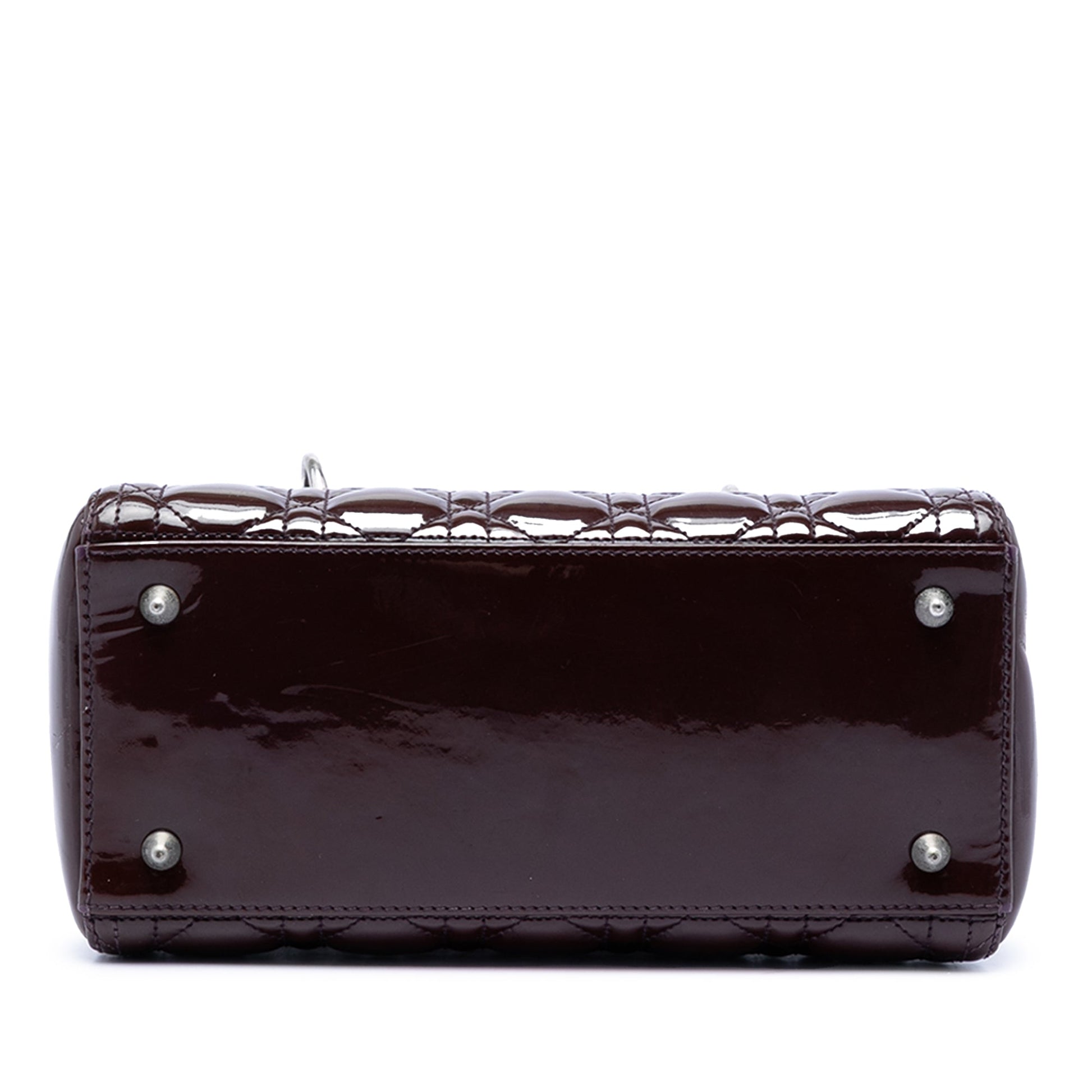 Dior Medium Patent Cannage Lady Dior