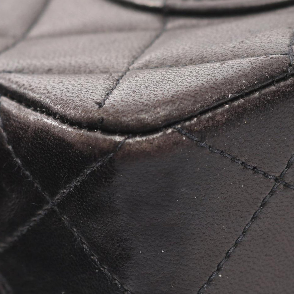 Chanel Small Classic Lambskin Double Flap — Black