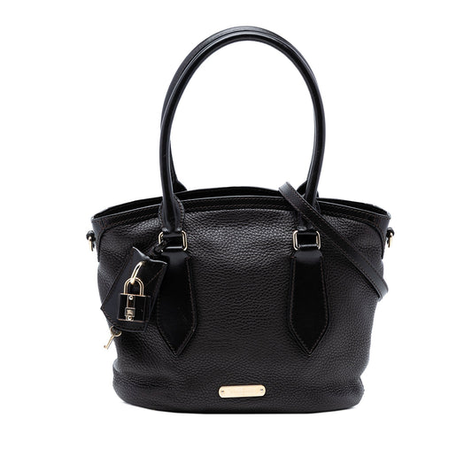 Burberry Grainy Calfskin Satchel