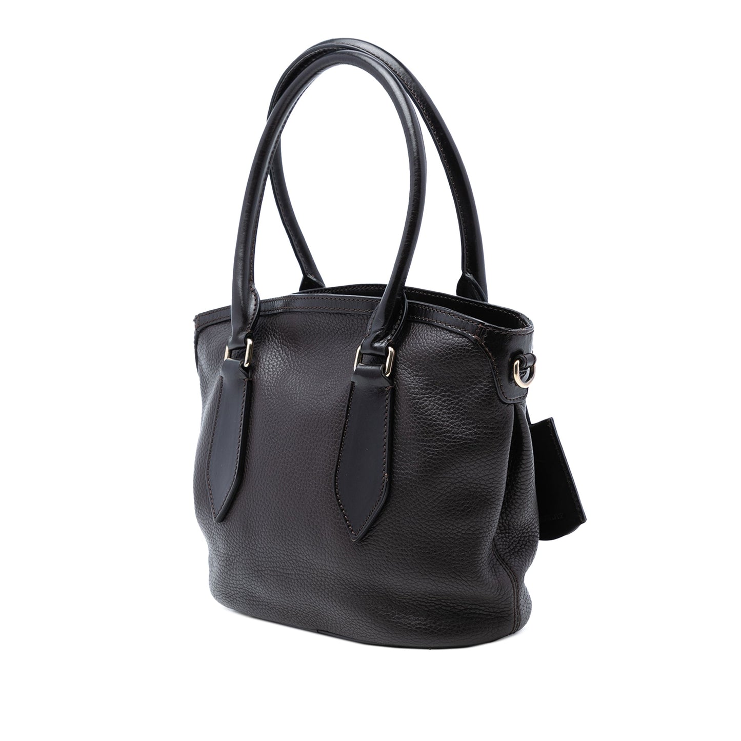 Burberry Grainy Calfskin Satchel