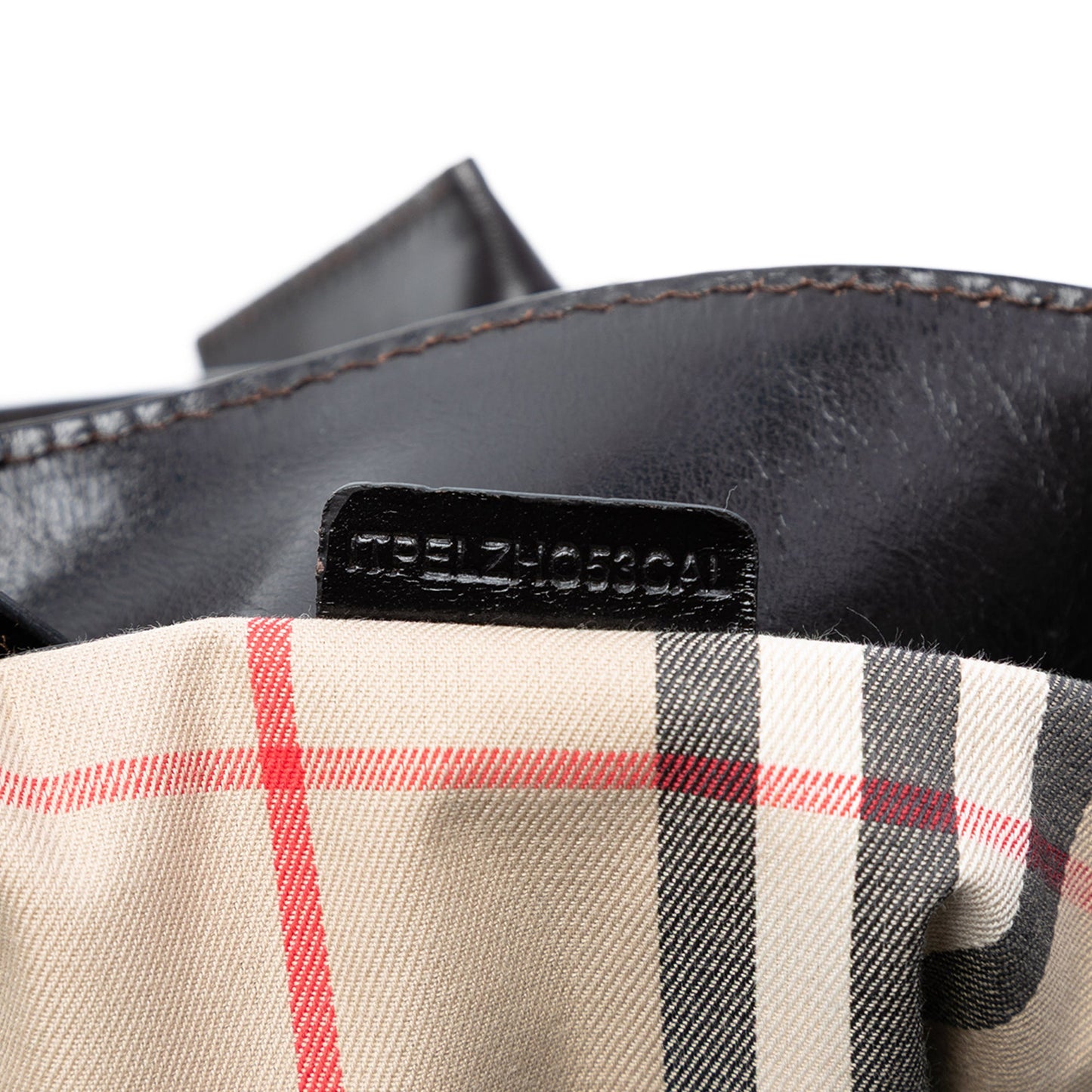 Burberry Grainy Calfskin Satchel