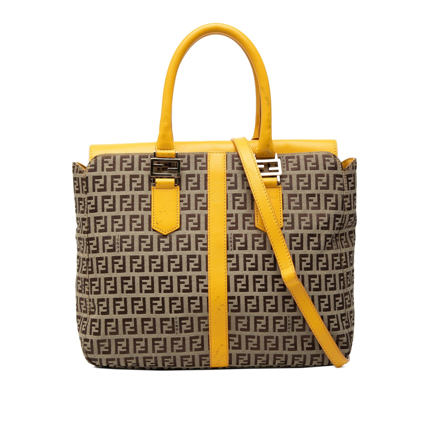 Fendi Zucchino Canvas Satchel