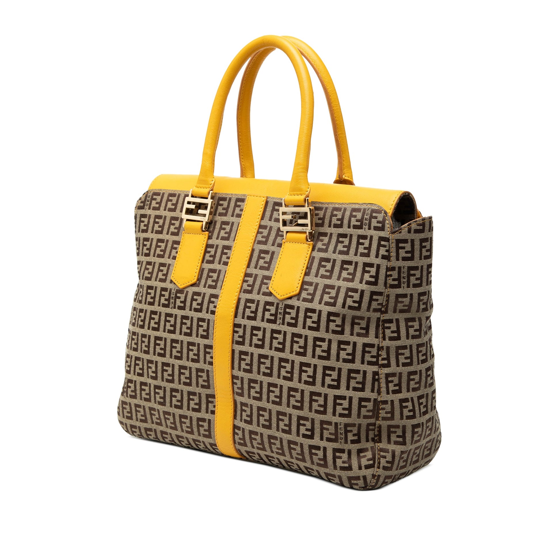 Fendi Zucchino Canvas Satchel