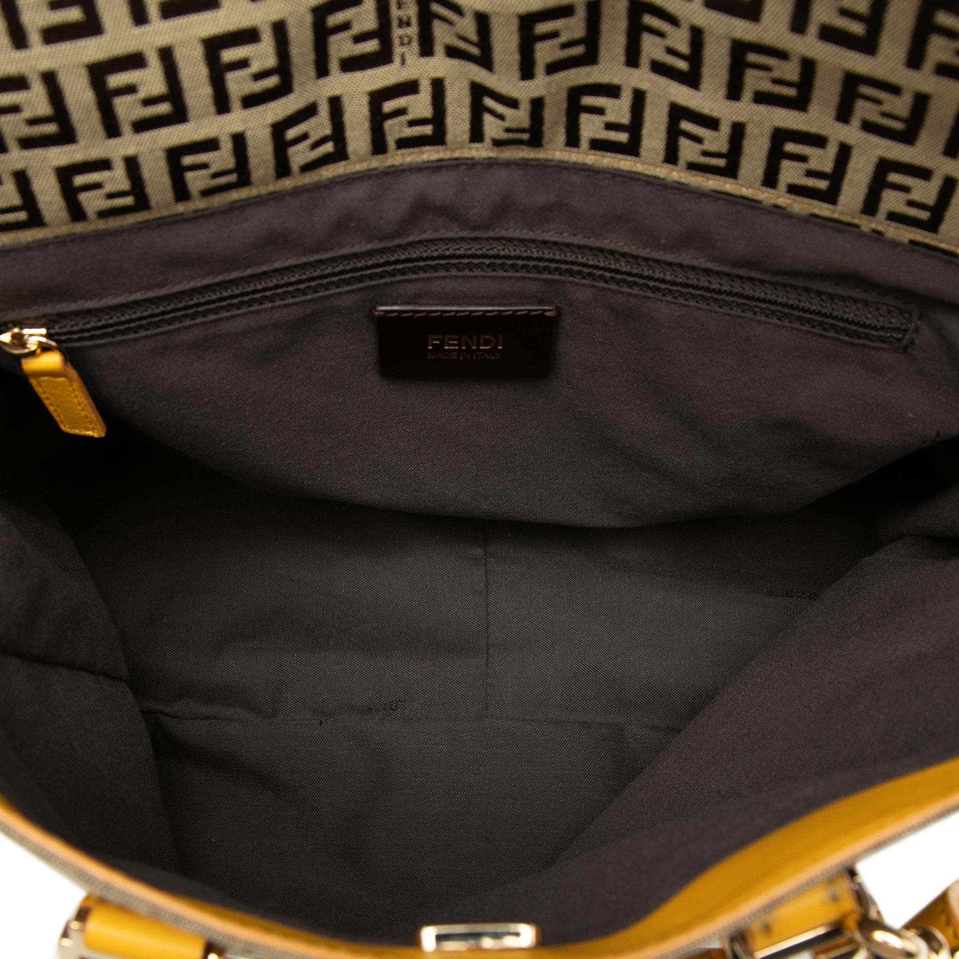 Fendi Zucchino Canvas Satchel