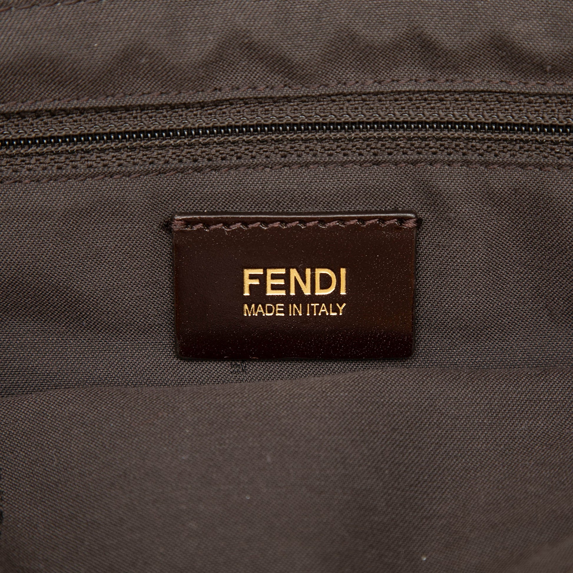 Fendi Zucchino Canvas Satchel