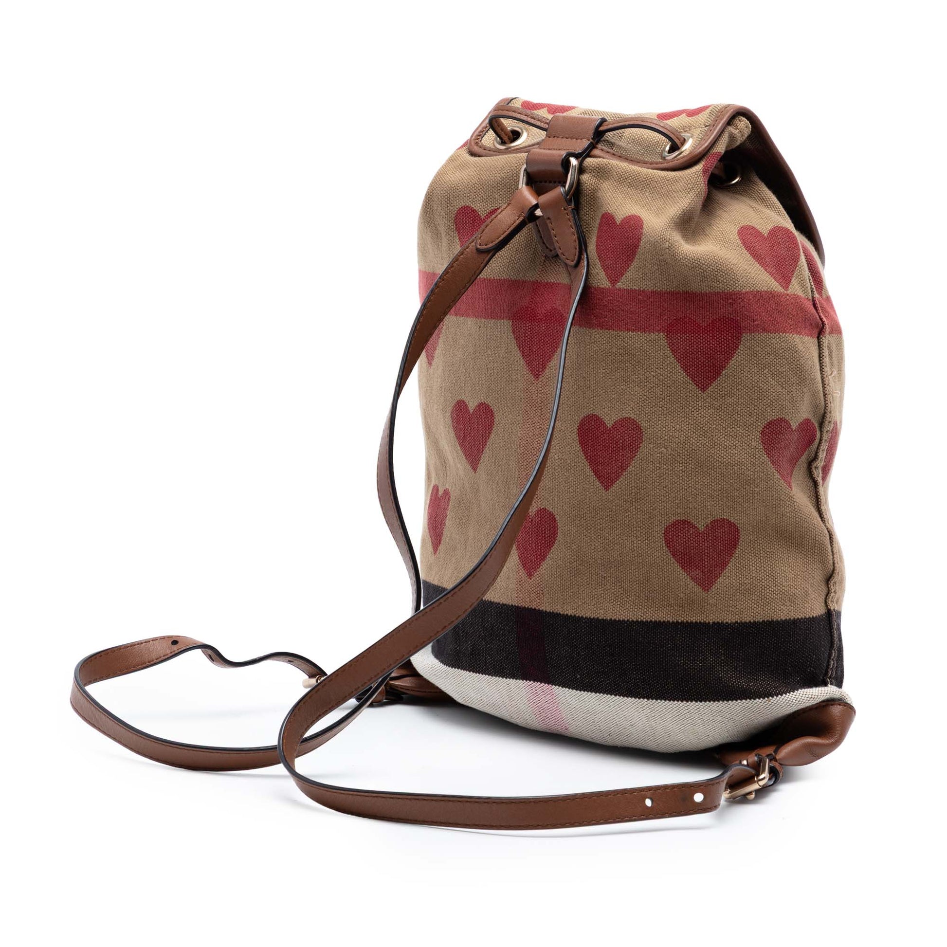 Mega Check Canvas Chiltern Hearts Backpack