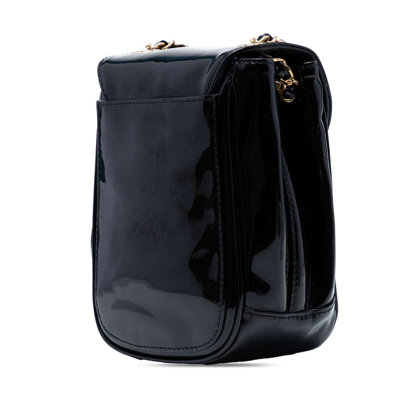 Chanel CC Patent Flap Crossbody