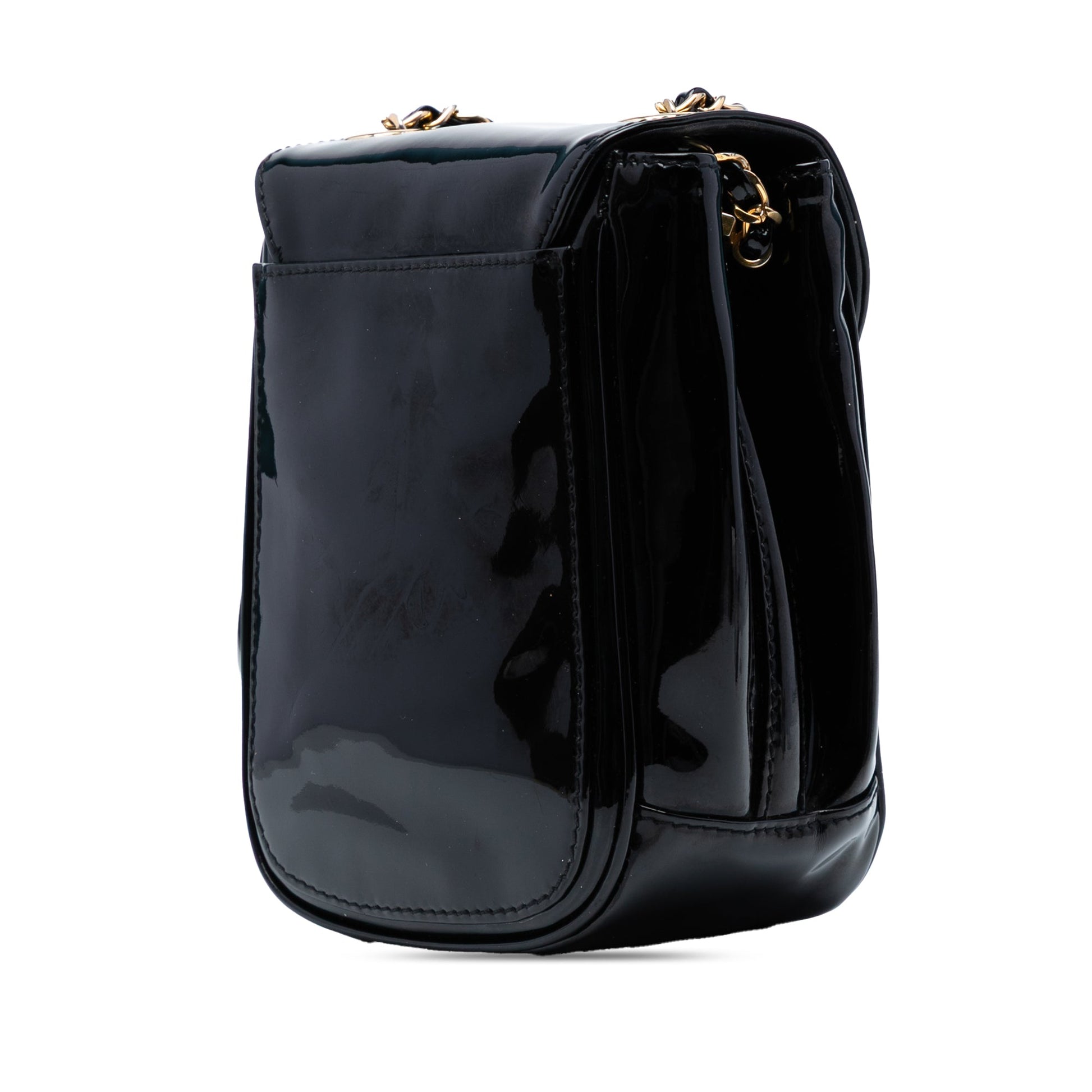 Chanel CC Patent Flap Crossbody