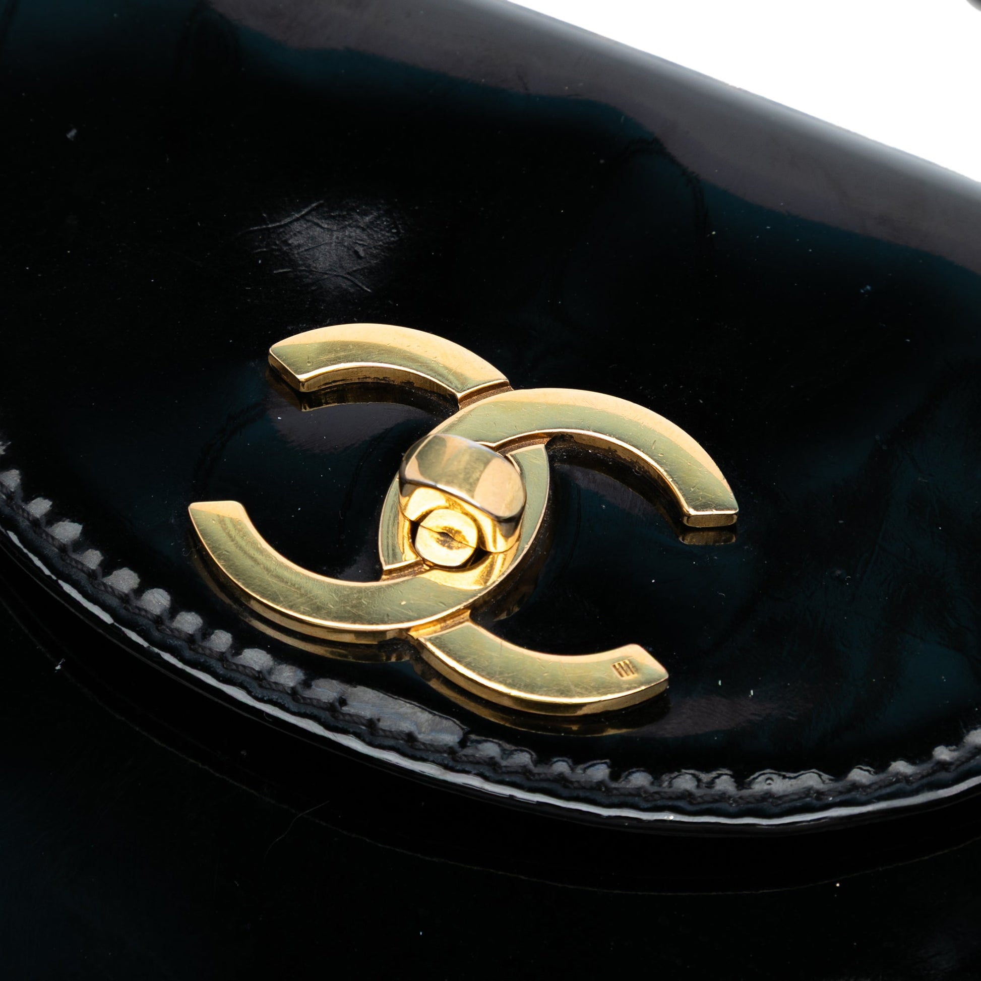 Chanel CC Patent Flap Crossbody