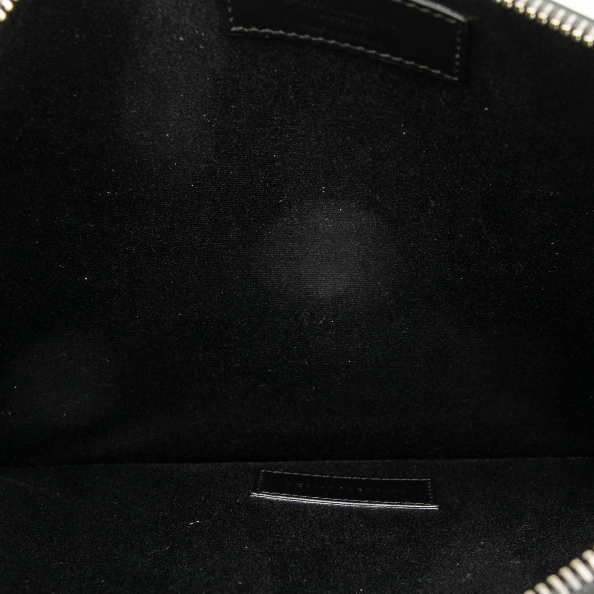 Saint Laurent Leather Zip Clutch