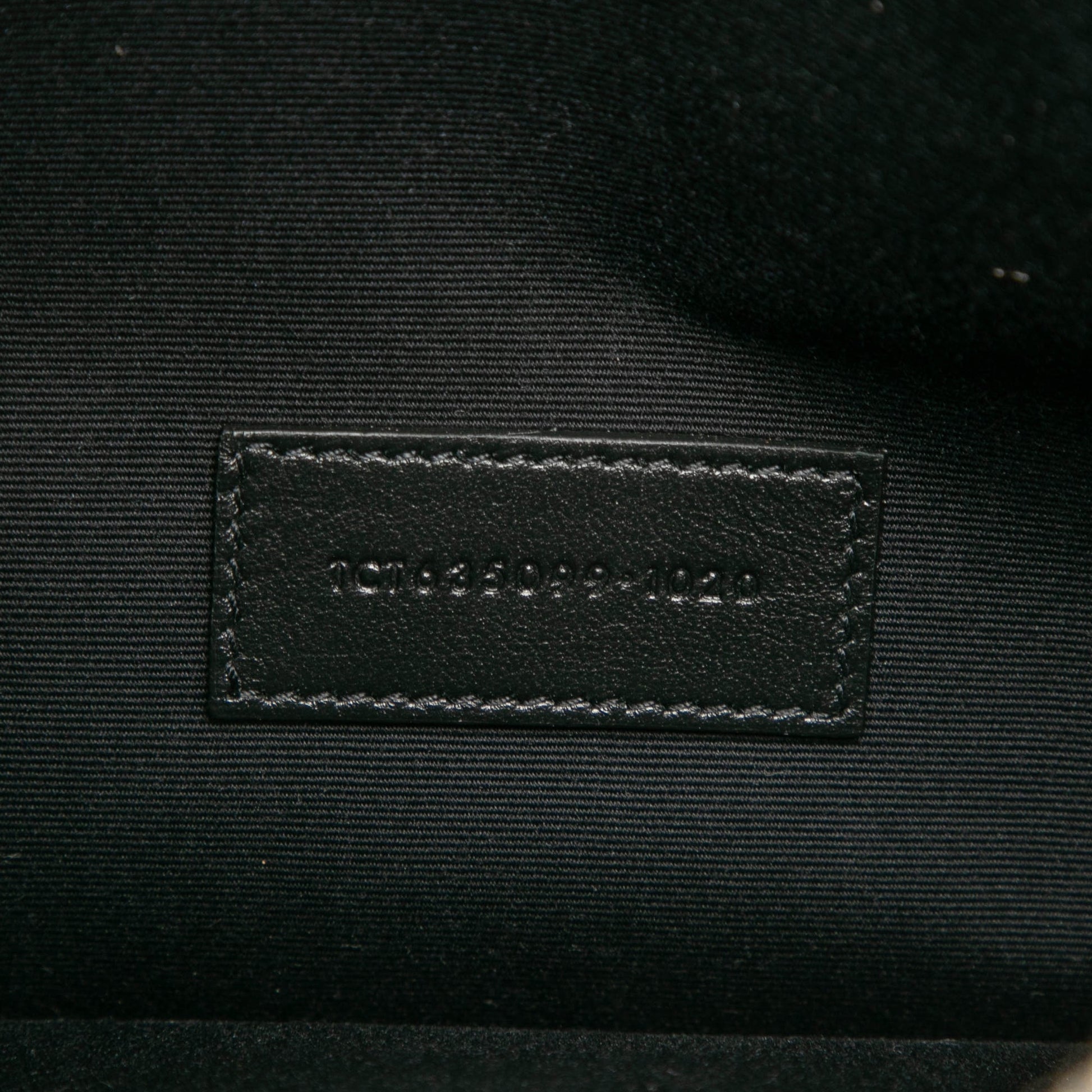 Saint Laurent Leather Zip Clutch