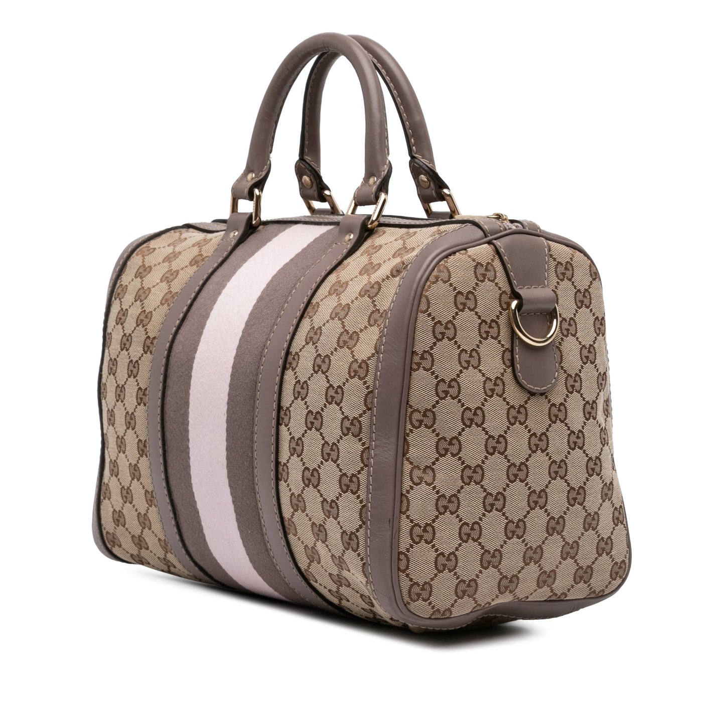 Gucci Medium GG Canvas Web Joy Boston Bag