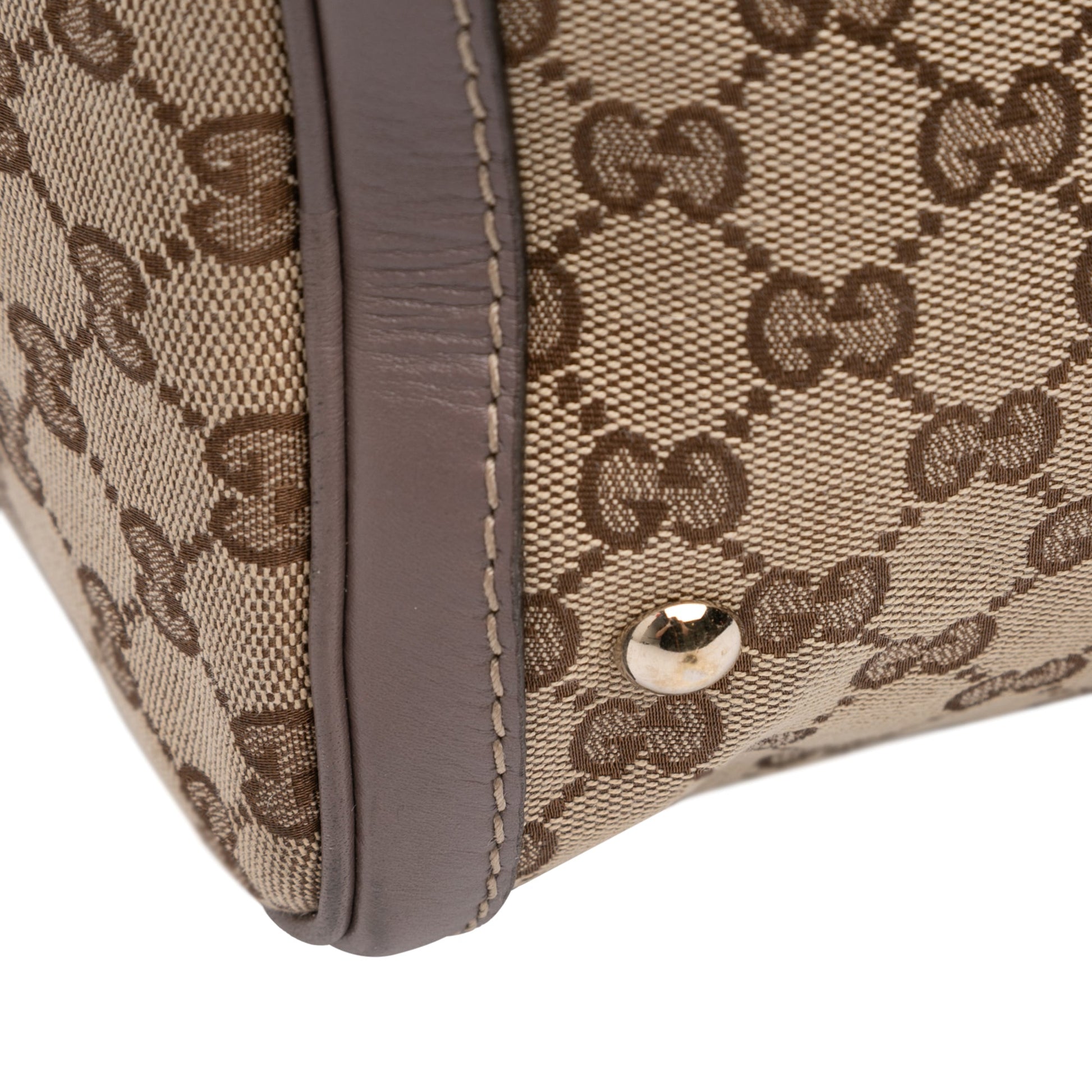 Gucci Medium GG Canvas Web Joy Boston Bag