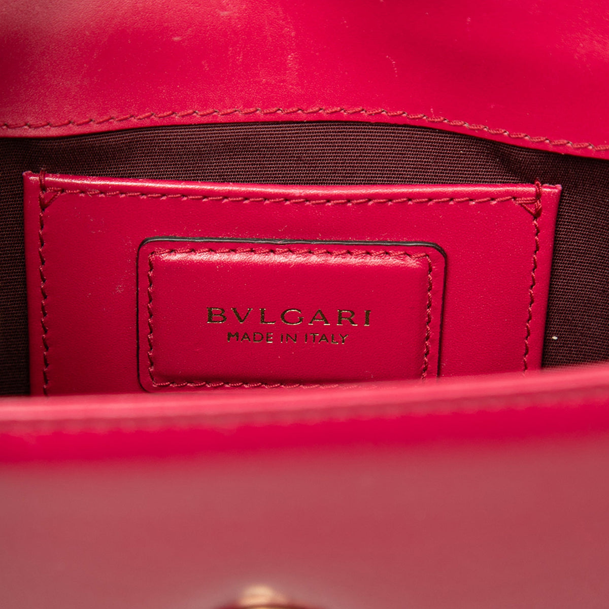 Bvlgari Calfskin Serpenti Forever East West Shoulder Bag