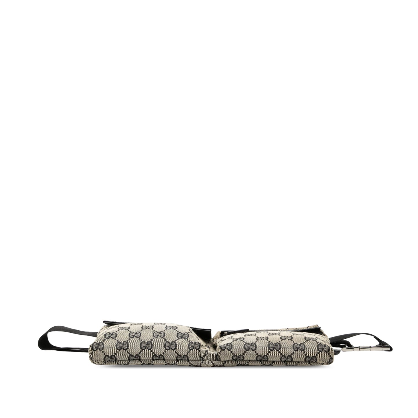Gucci GG Canvas Double Pocket Belt Bag