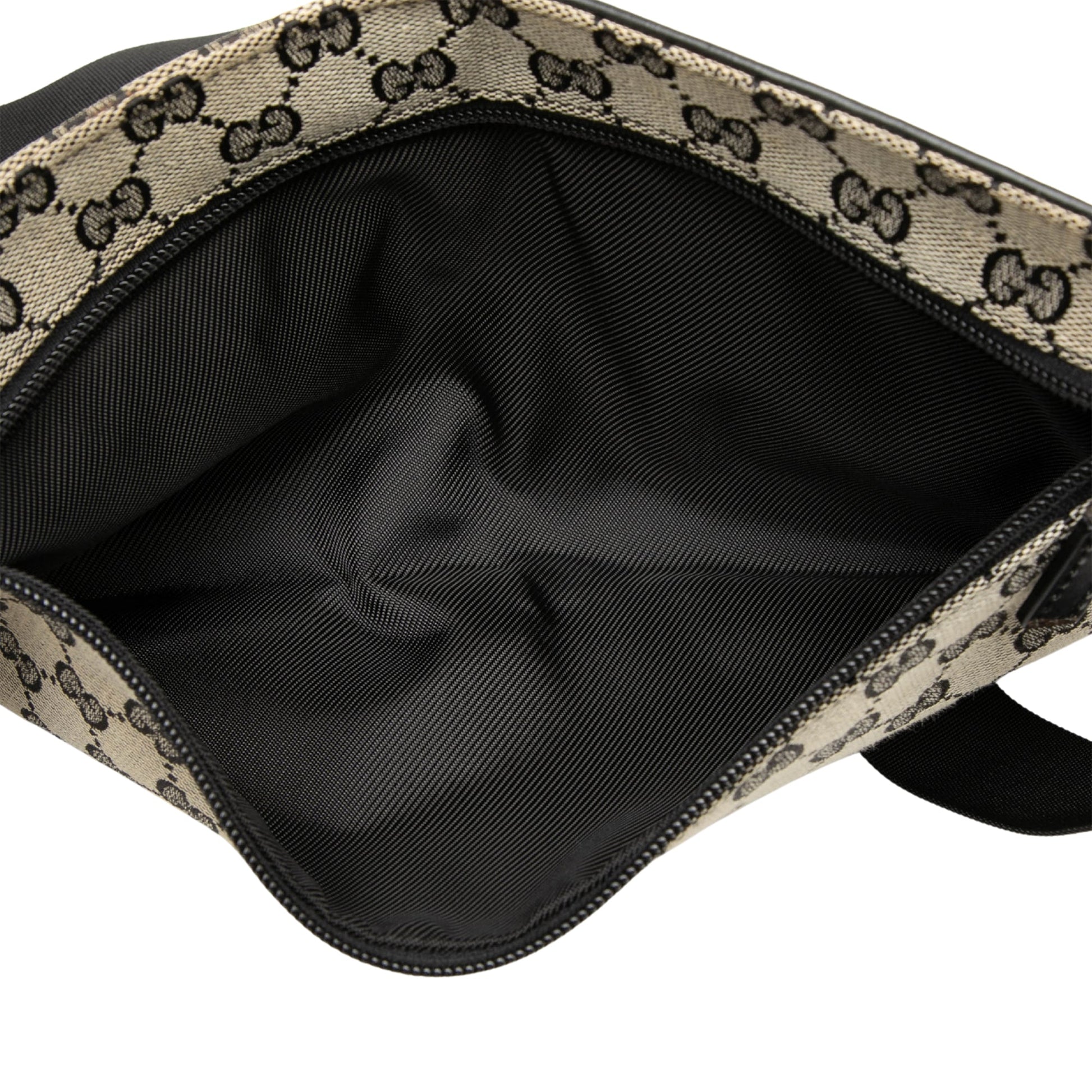 Gucci GG Canvas Double Pocket Belt Bag