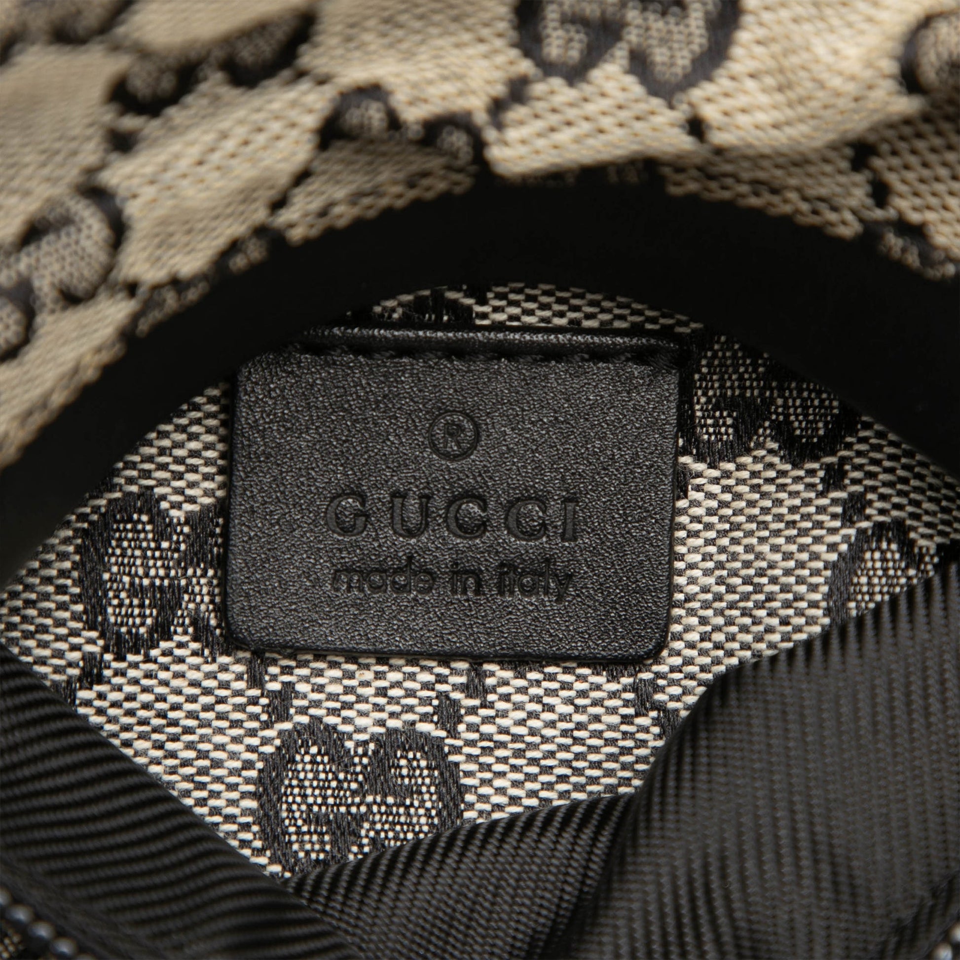 Gucci GG Canvas Double Pocket Belt Bag