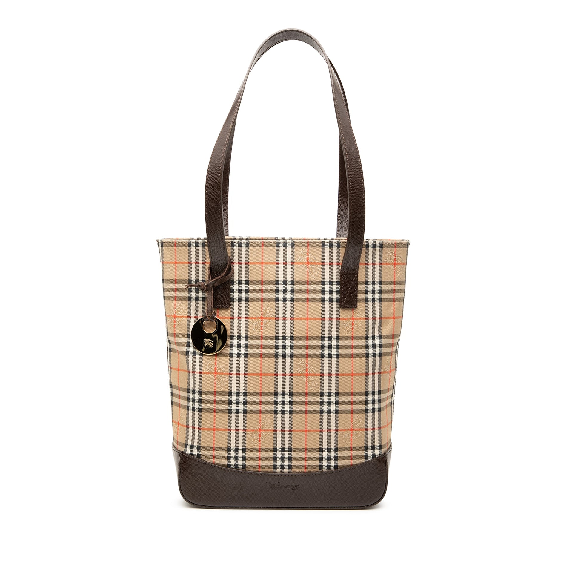 Burberry Haymarket Check Canvas Tote