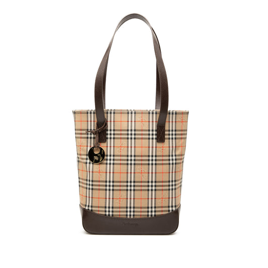 Burberry Haymarket Check Canvas Tote