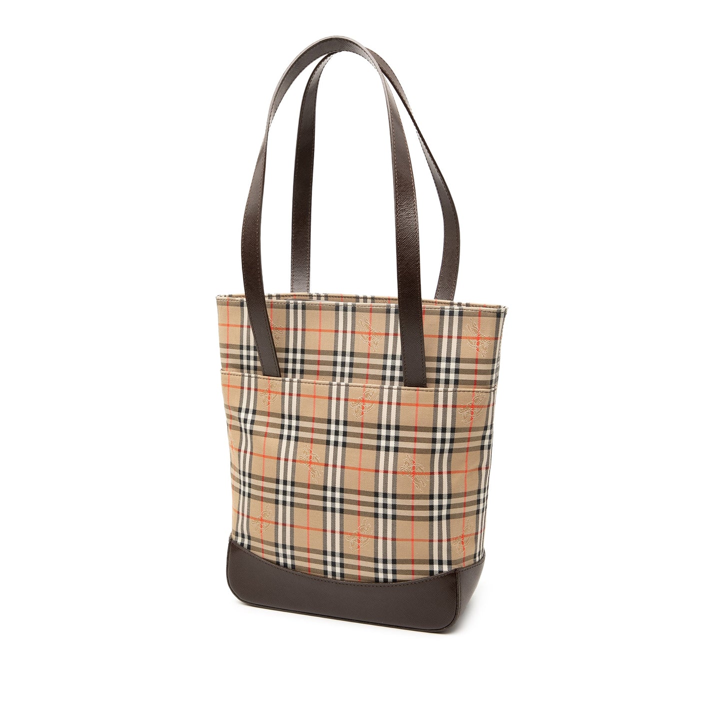 Burberry Haymarket Check Canvas Tote