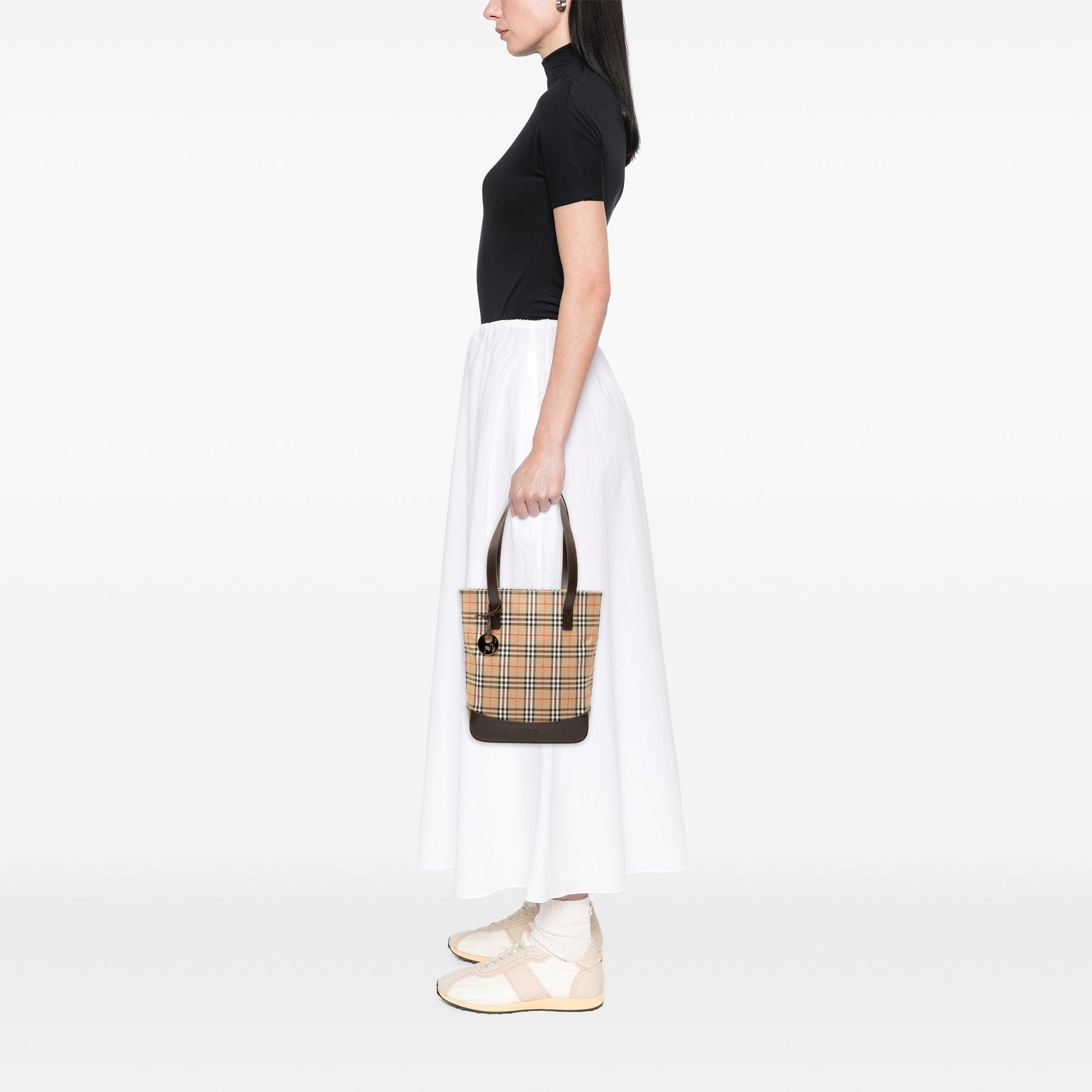 Burberry Haymarket Check Canvas Tote
