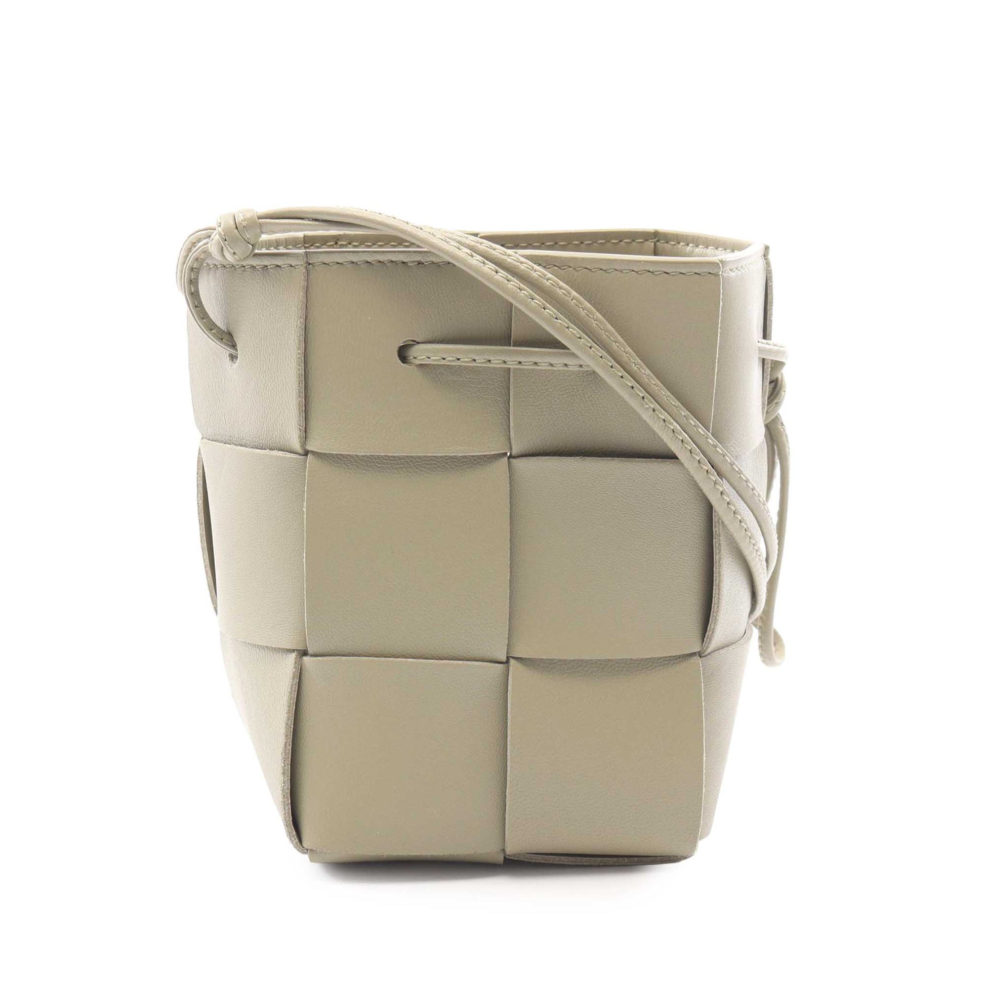 Bottega Veneta Mini Nappa Maxi Intrecciato Cassette Bucket Bag