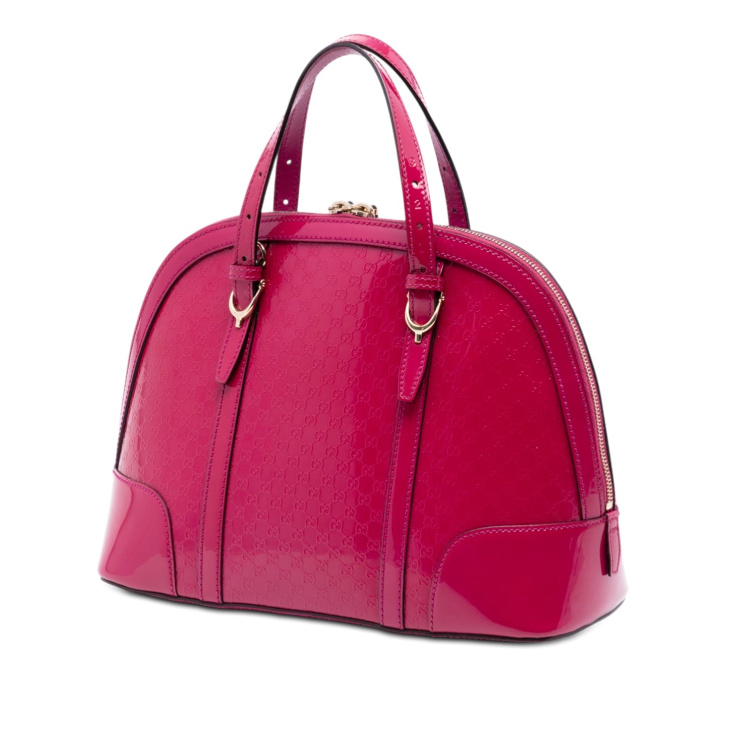Gucci Small Microguccissima Patent Nice Dome Satchel