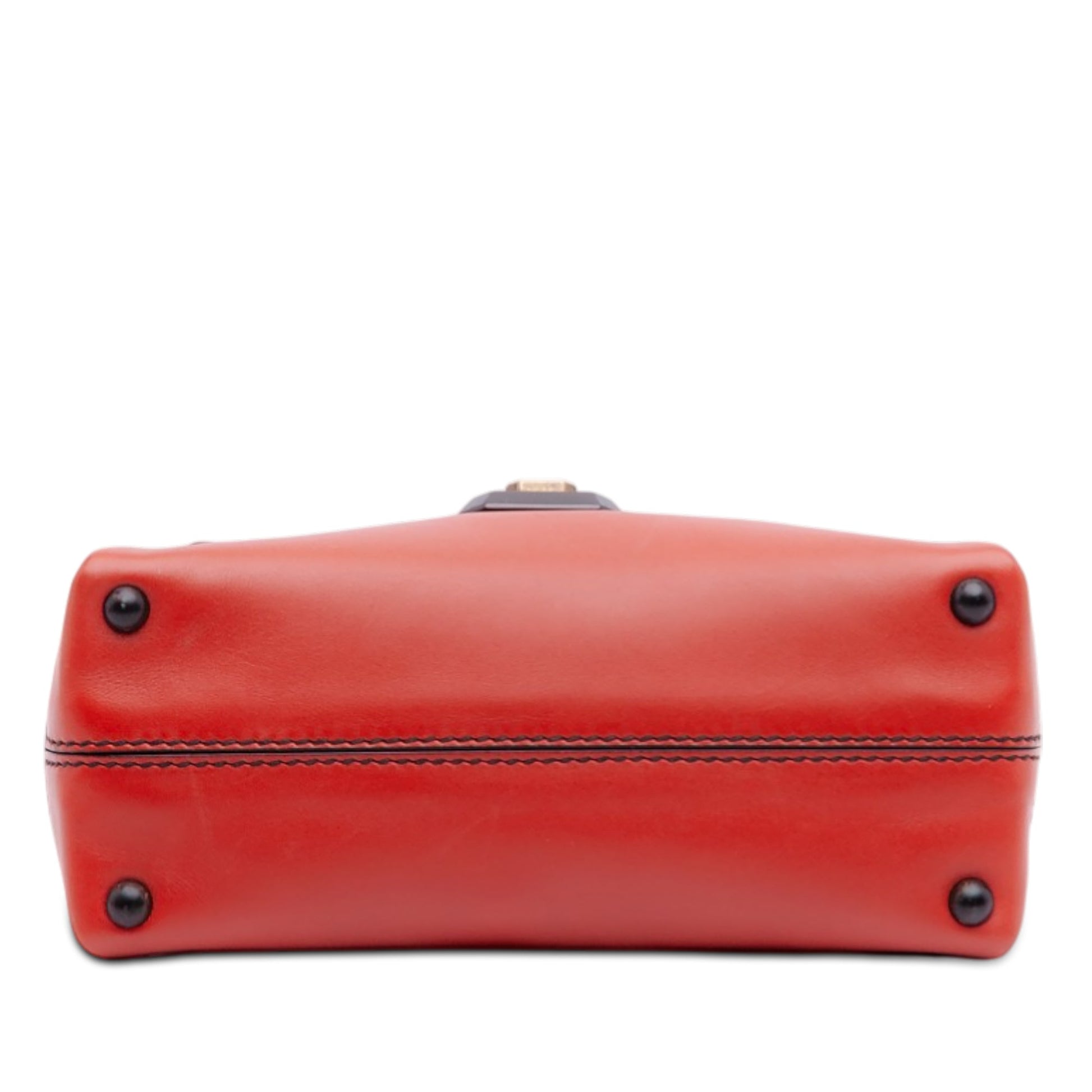 Bottega Veneta Mini Intrecciato Trimmed Nappa Piazza Top Handle Satchel