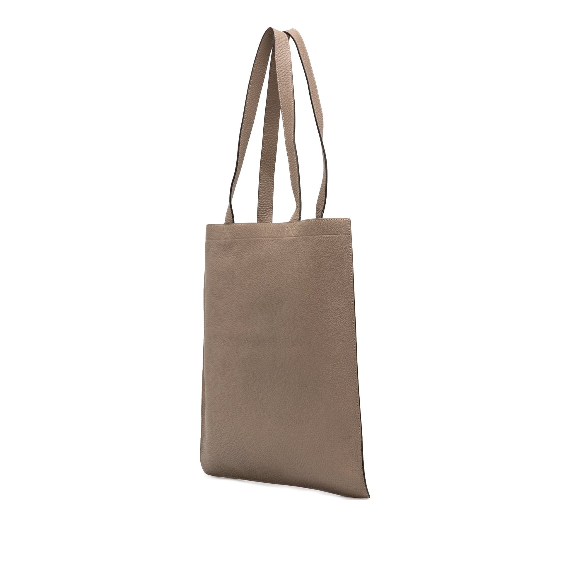 Fendi Sue Tilley Leather Banana Shopper Tote
