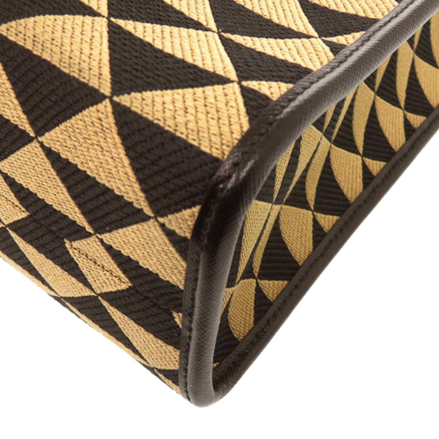 Prada Large Triangolo Jacquard Symbole Tote