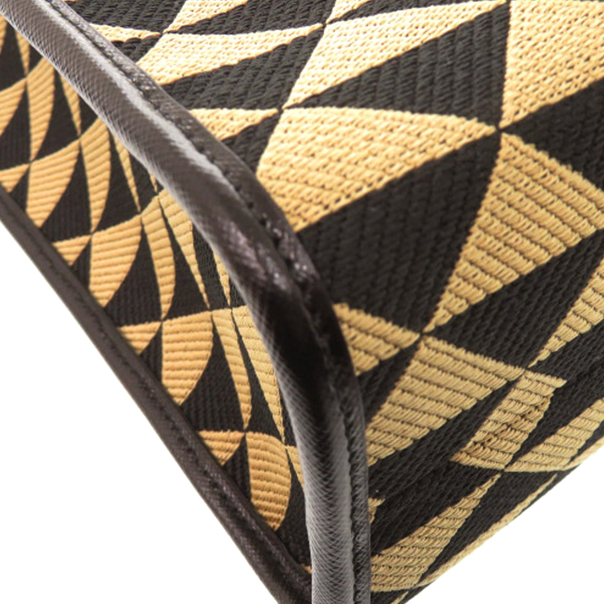Prada Large Triangolo Jacquard Symbole Tote