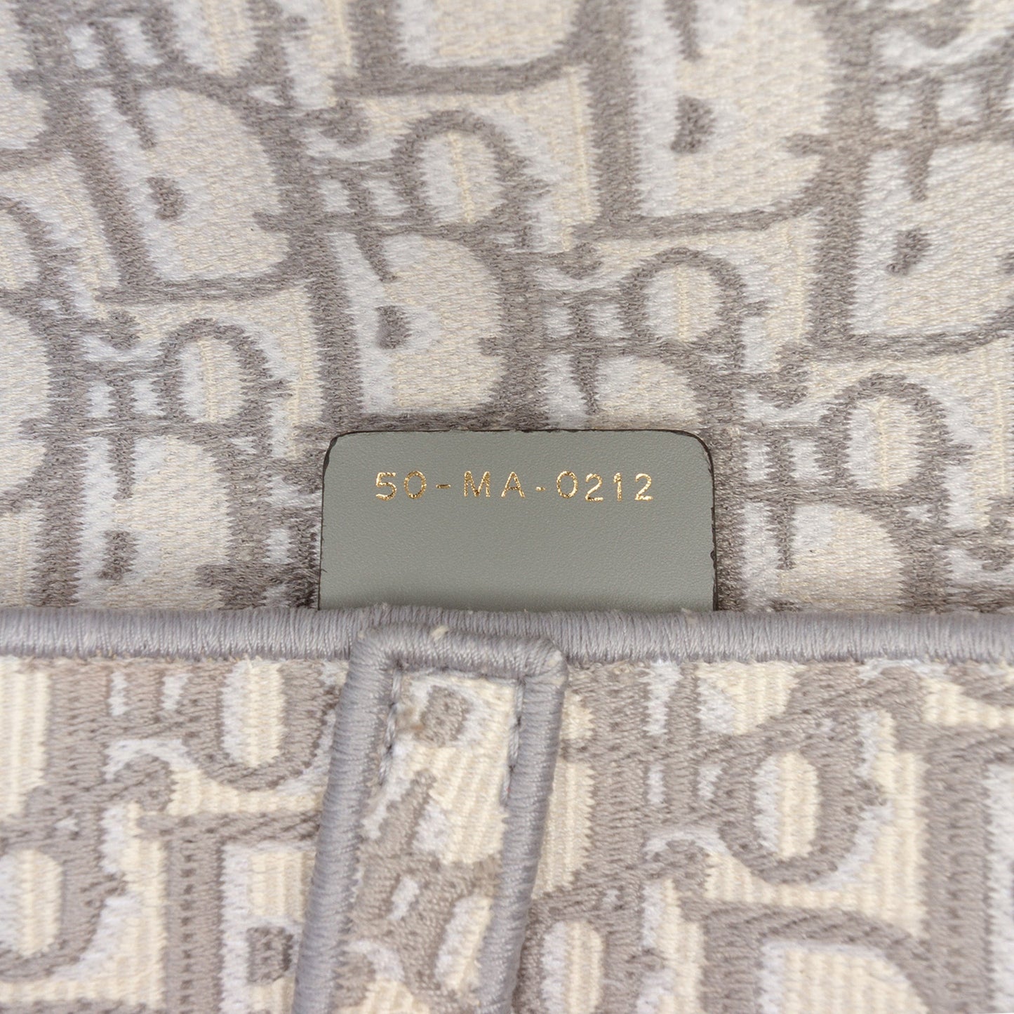 Oblique Canvas Embroidered Saddle Belt Bag